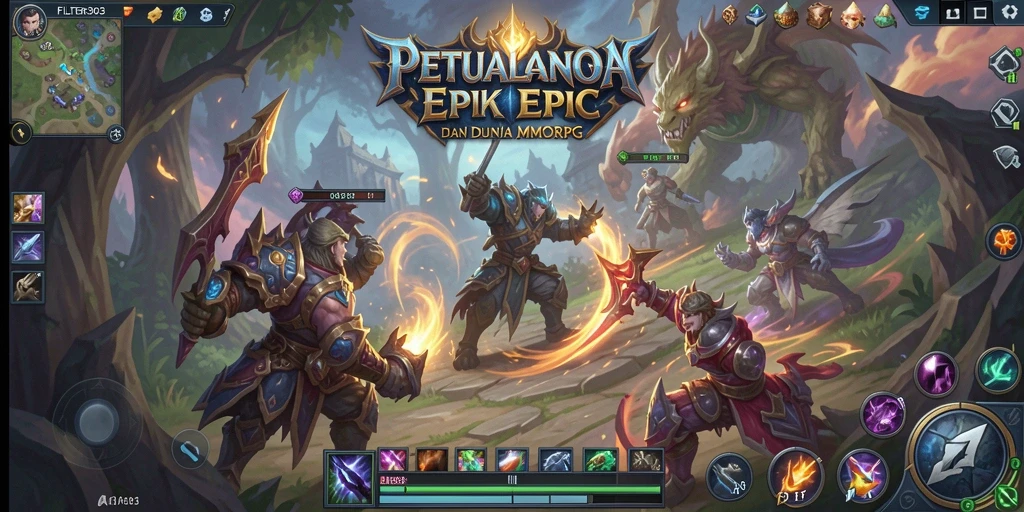 Tampilkan gameplay epik FILTER303 dengan aksi seru di dunia MMORPG.