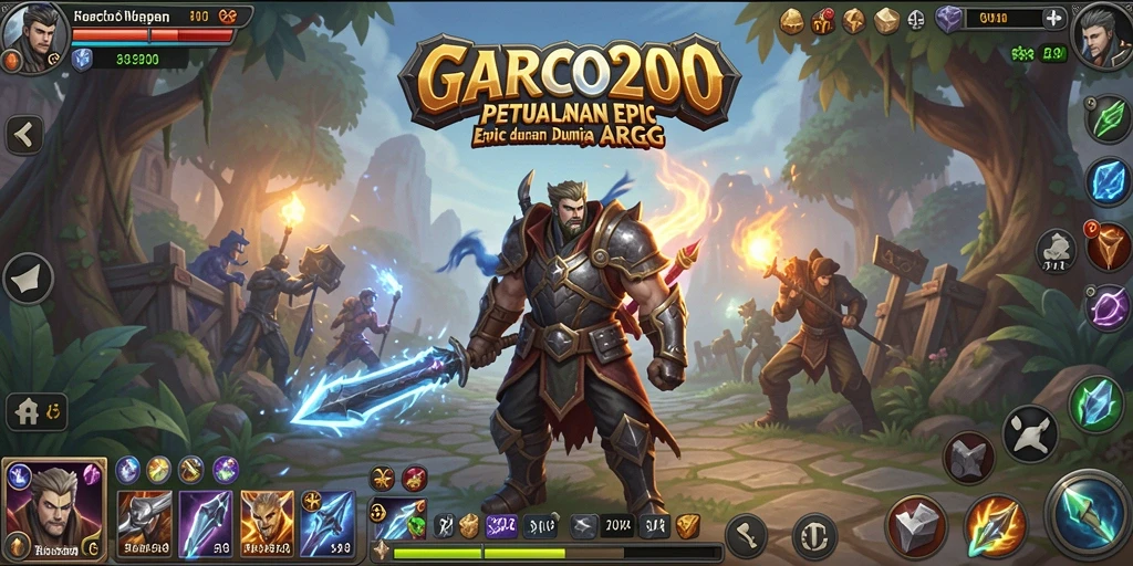 Tangkapan layar GARCO200 menunjukkan aksi pertarungan mendebarkan dalam gameplay ARPG.