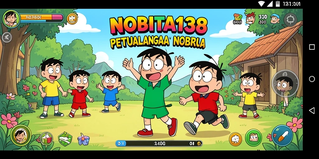 Tampilan gameplay yang memukau dalam petualangan NOBITA138.