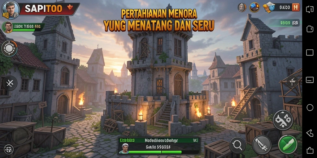 Tampilan gameplay seru dari SAPITOTO yang penuh strategi.