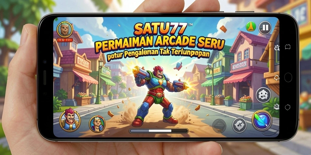 Tampilan gameplay menarik dan menegangkan dari SATU77.