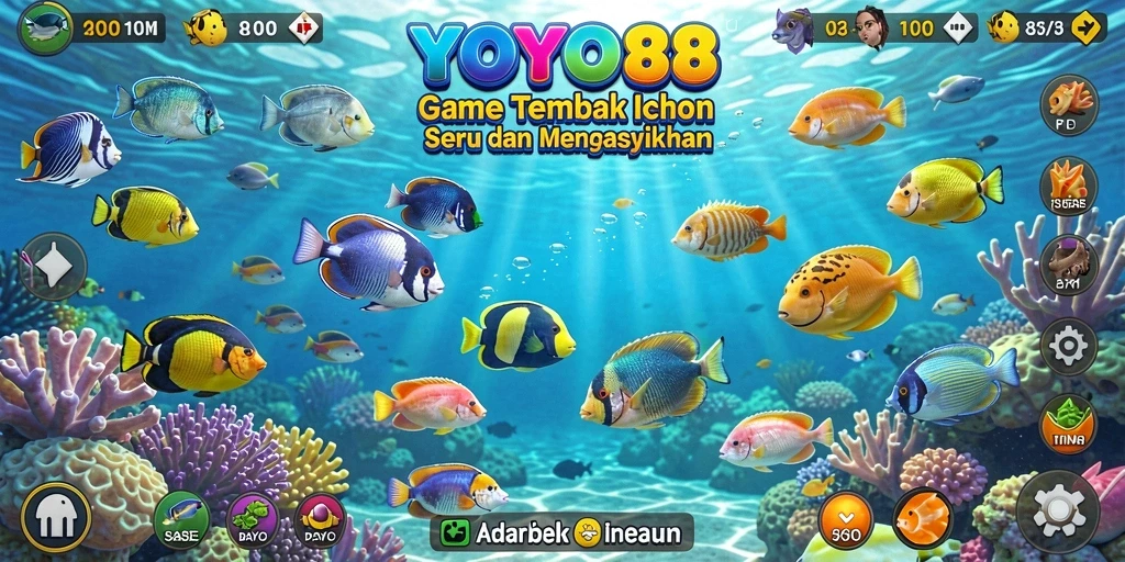 Tampilan gameplay seru dari YOYO88 dengan grafis menawan.